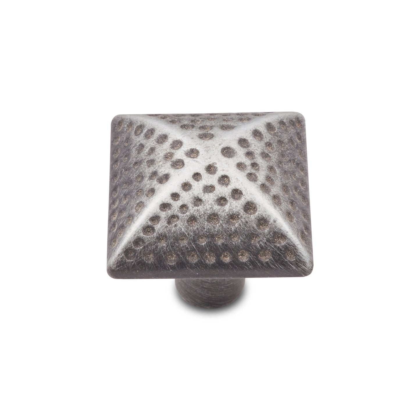 Square Knob with Divet Indents