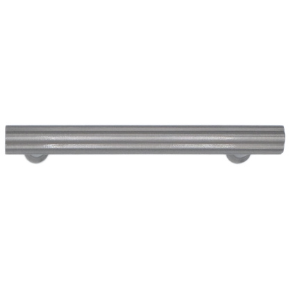 Top down view of a 96mm Florian cabinet pull in Satin Nickel finish.