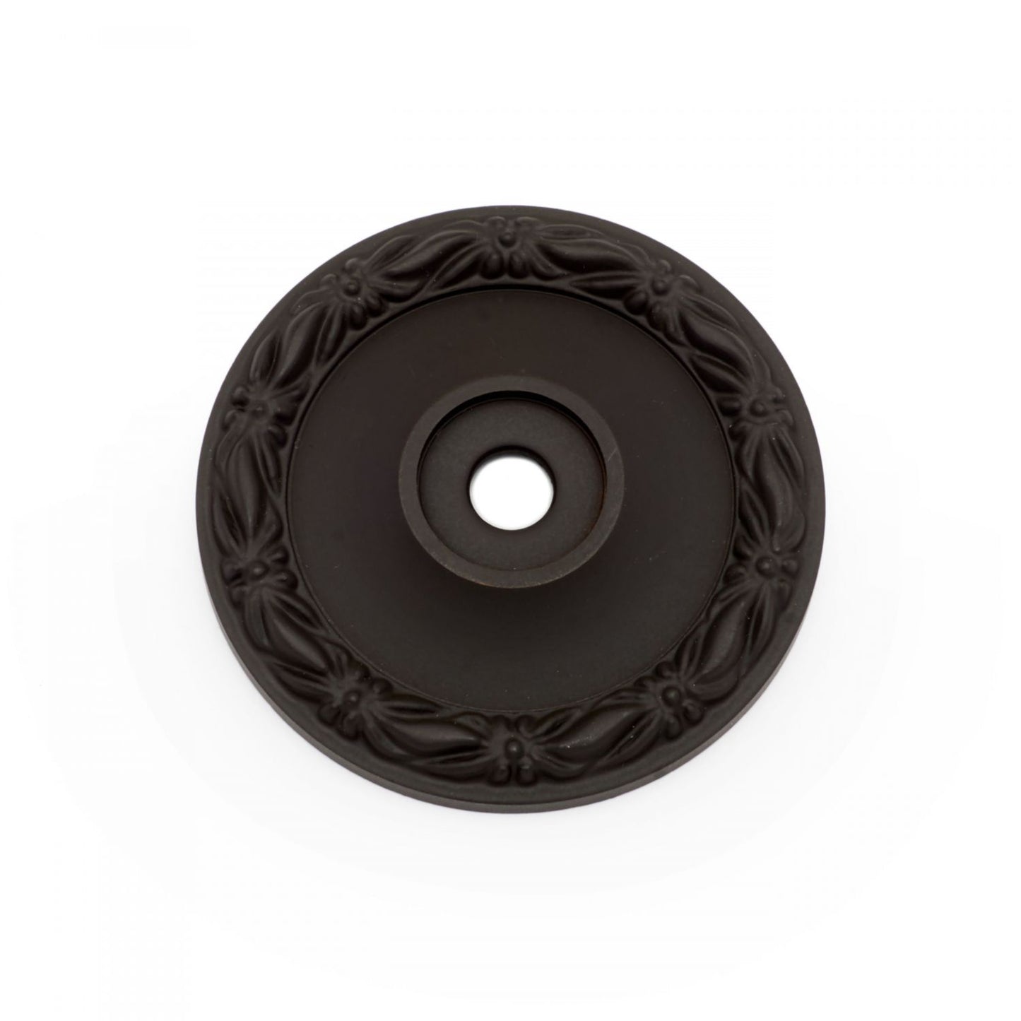 Flat Deco Leaf Knob Backplate