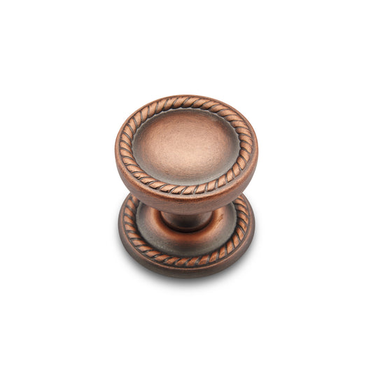 Flat Rope Knob with Detachable Back Plate