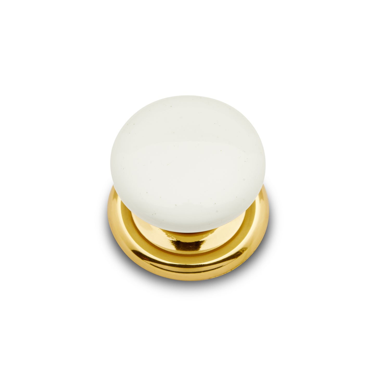 Flat Porcelain Knob