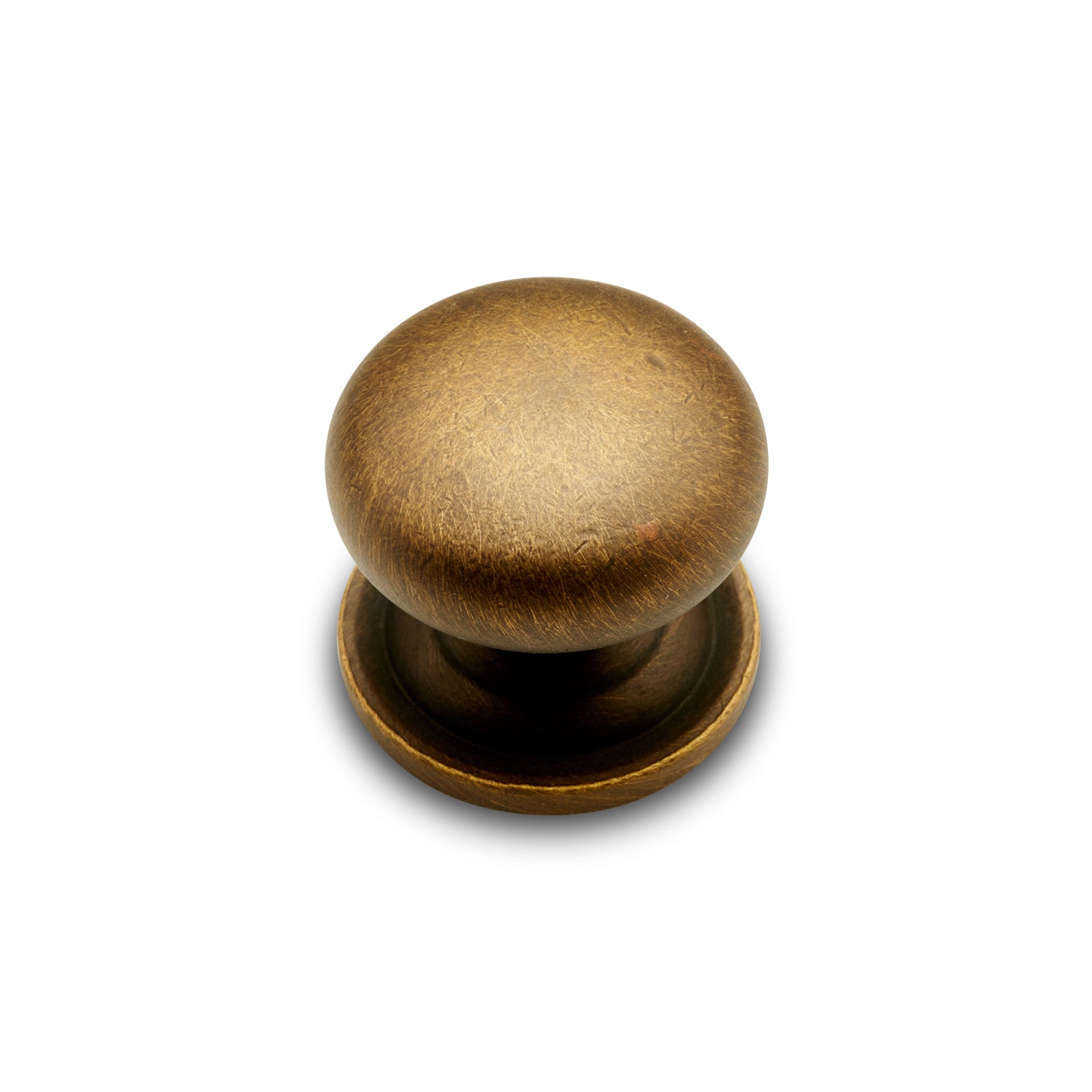 Solid Plain Knob with Backplate