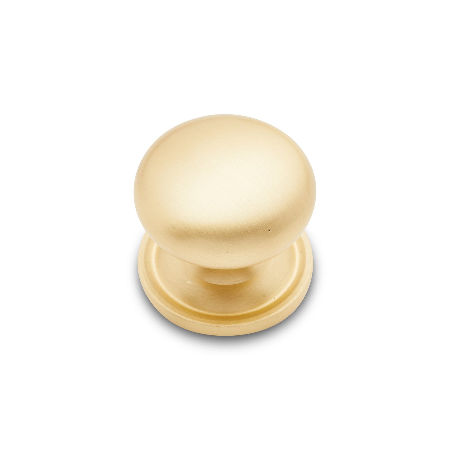 Solid Plain Knob with Backplate