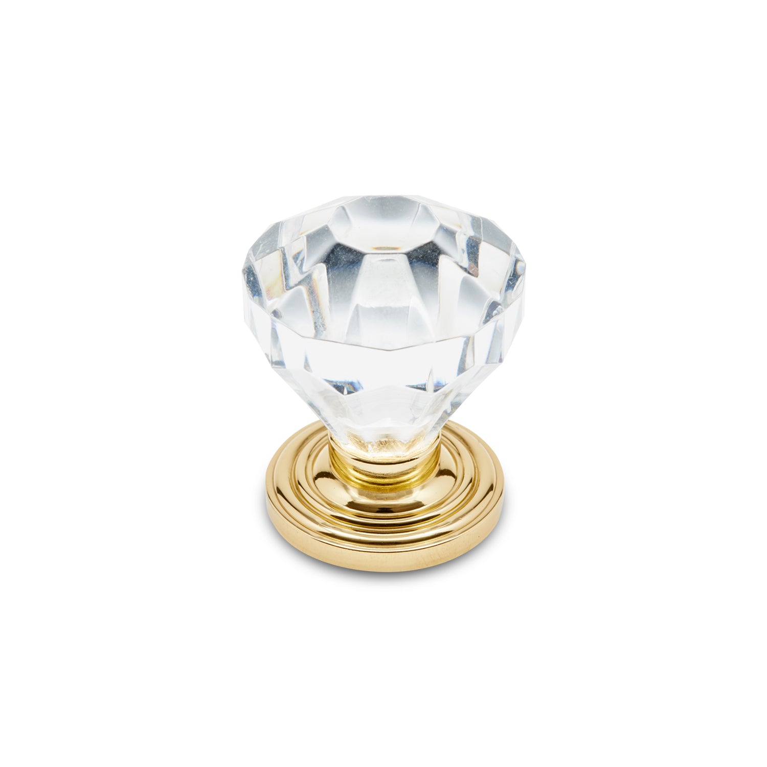 Diamond Cut Acrylic Knob