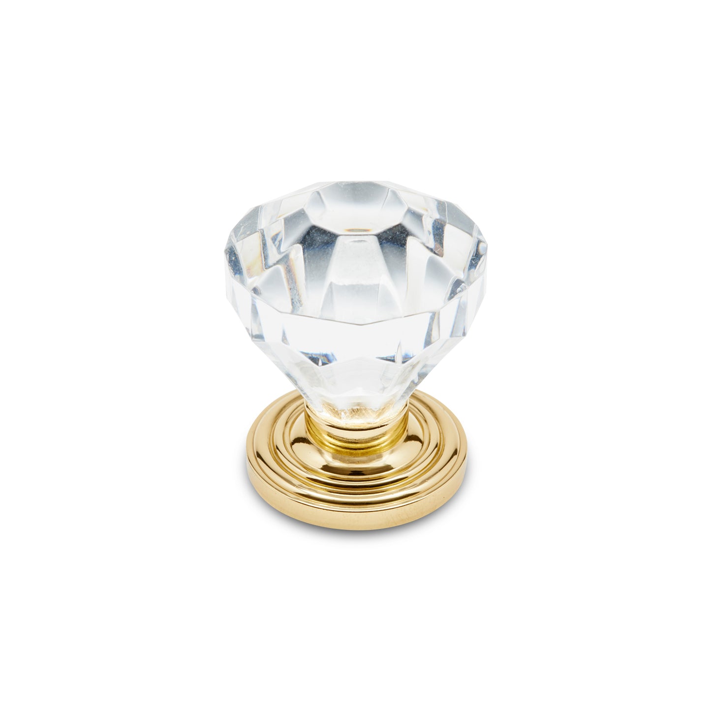 Diamond Cut Acrylic Knob