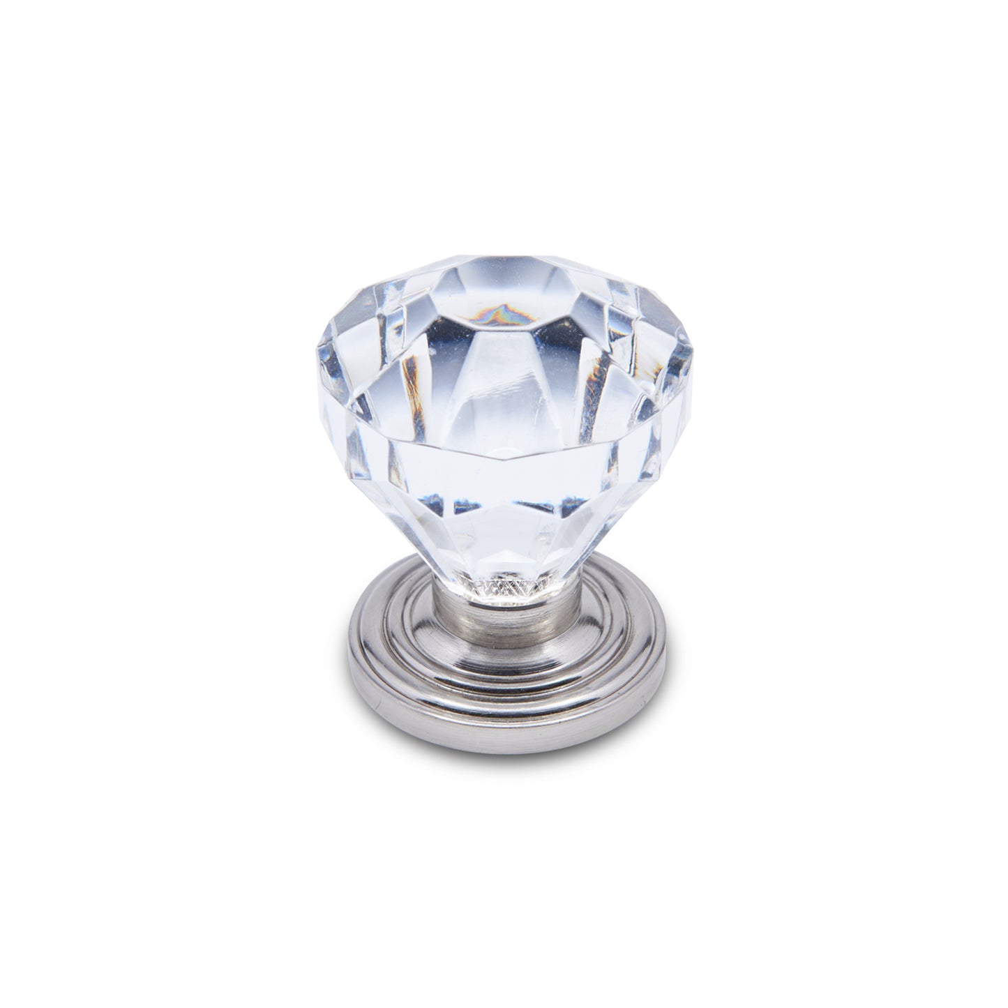 Diamond Cut Acrylic Knob