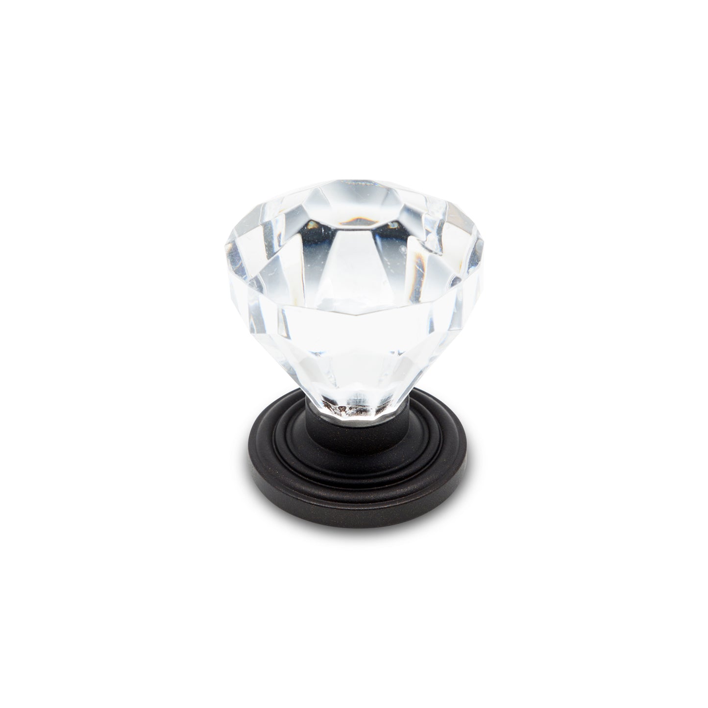 Diamond Cut Acrylic Knob