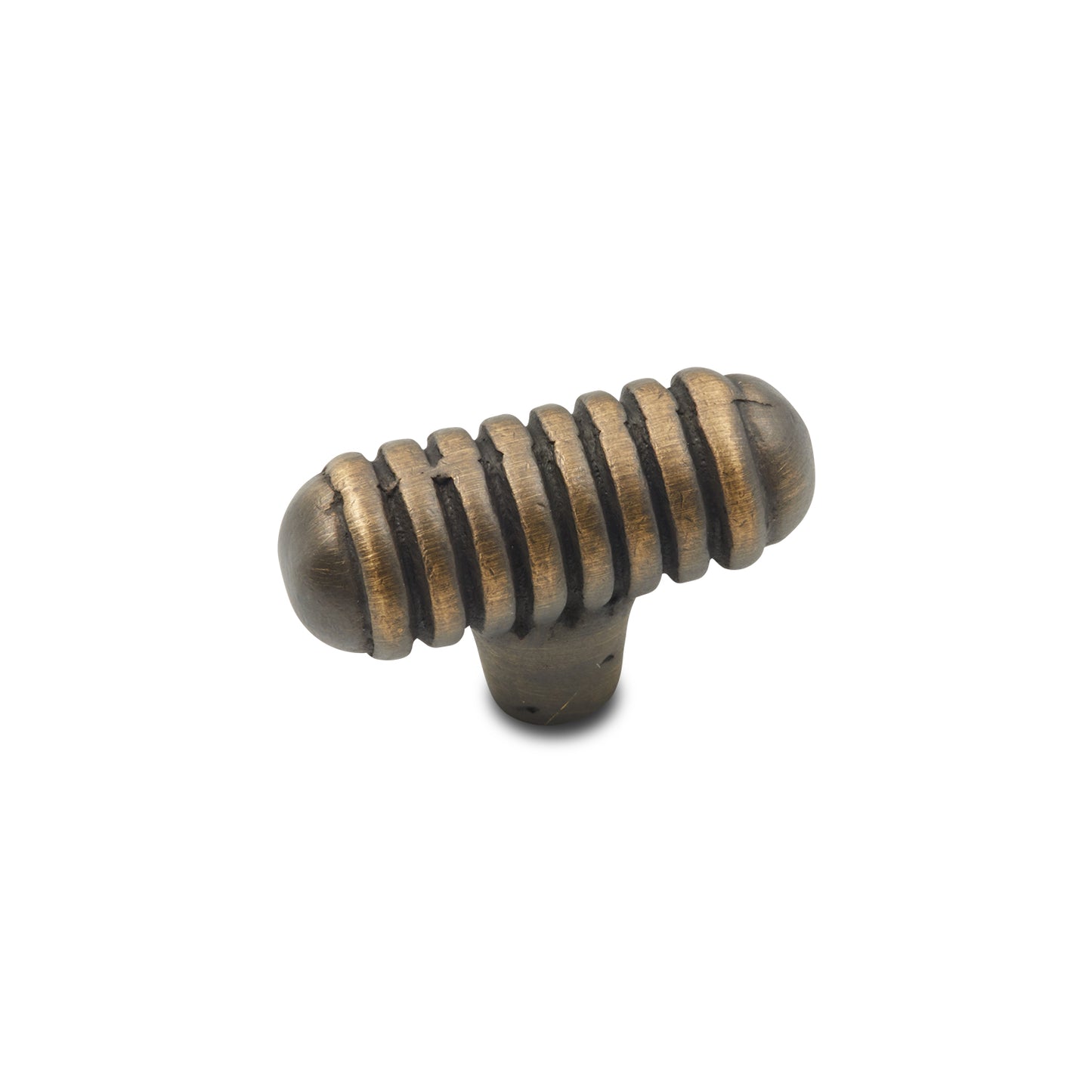 Distressed Ribbed Knob