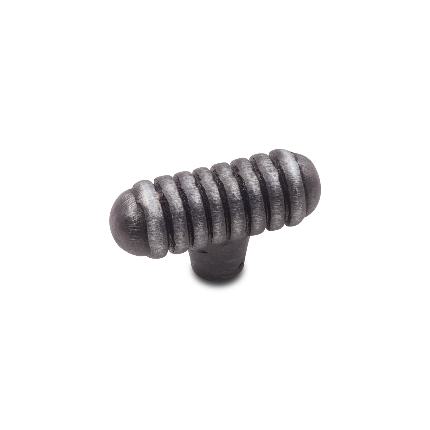 Distressed Ribbed Knob