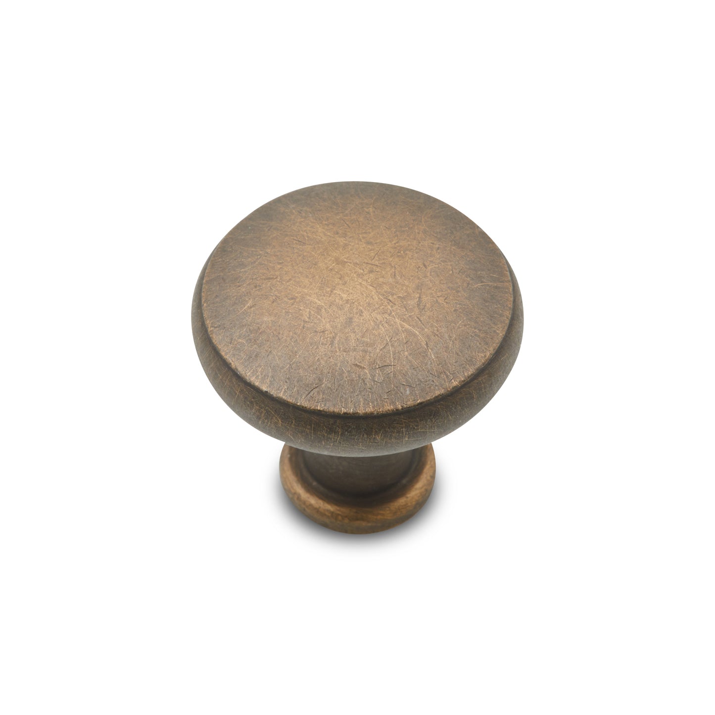 Solid Knob with Flat Edge