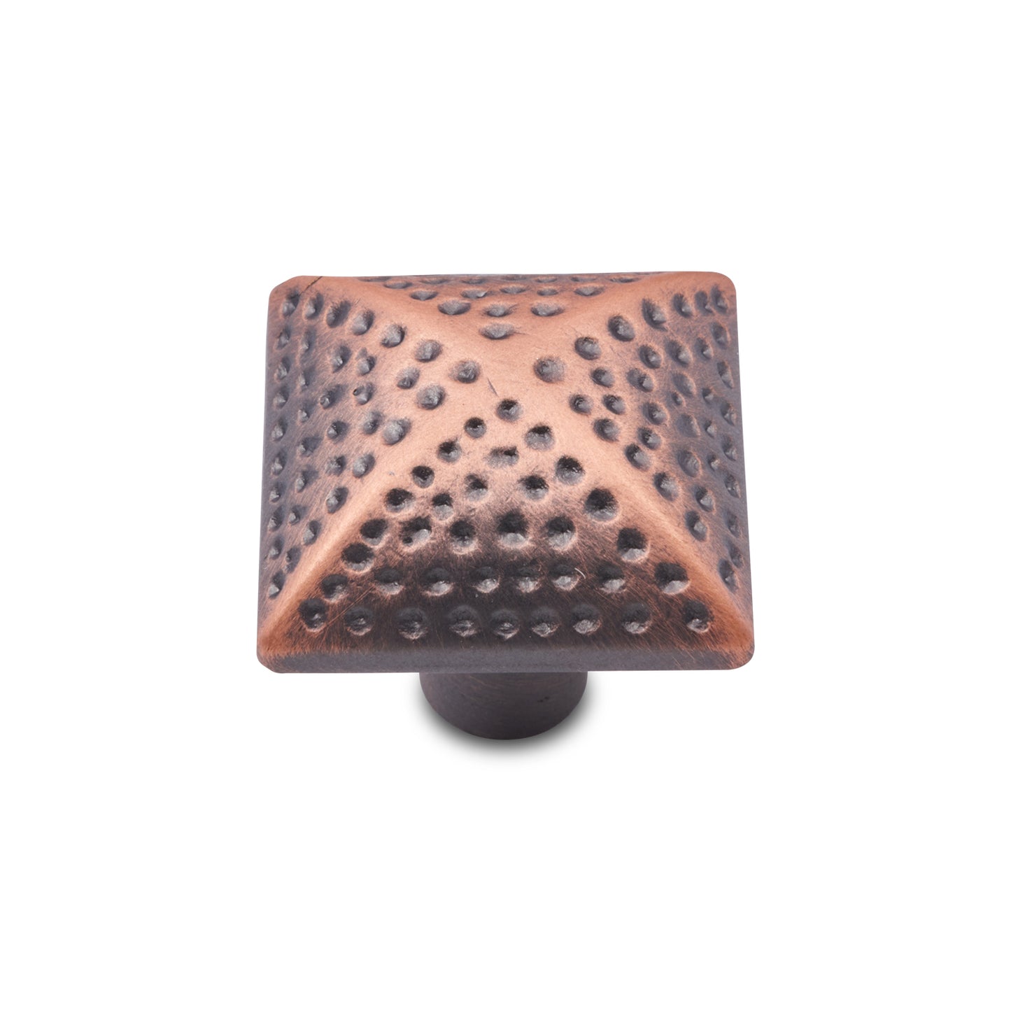 Square Knob with Divet Indents