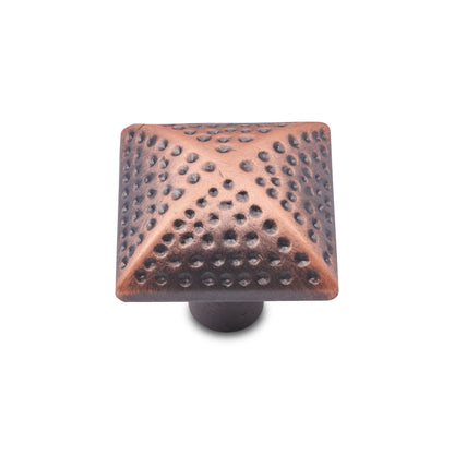 Square Knob with Divet Indents