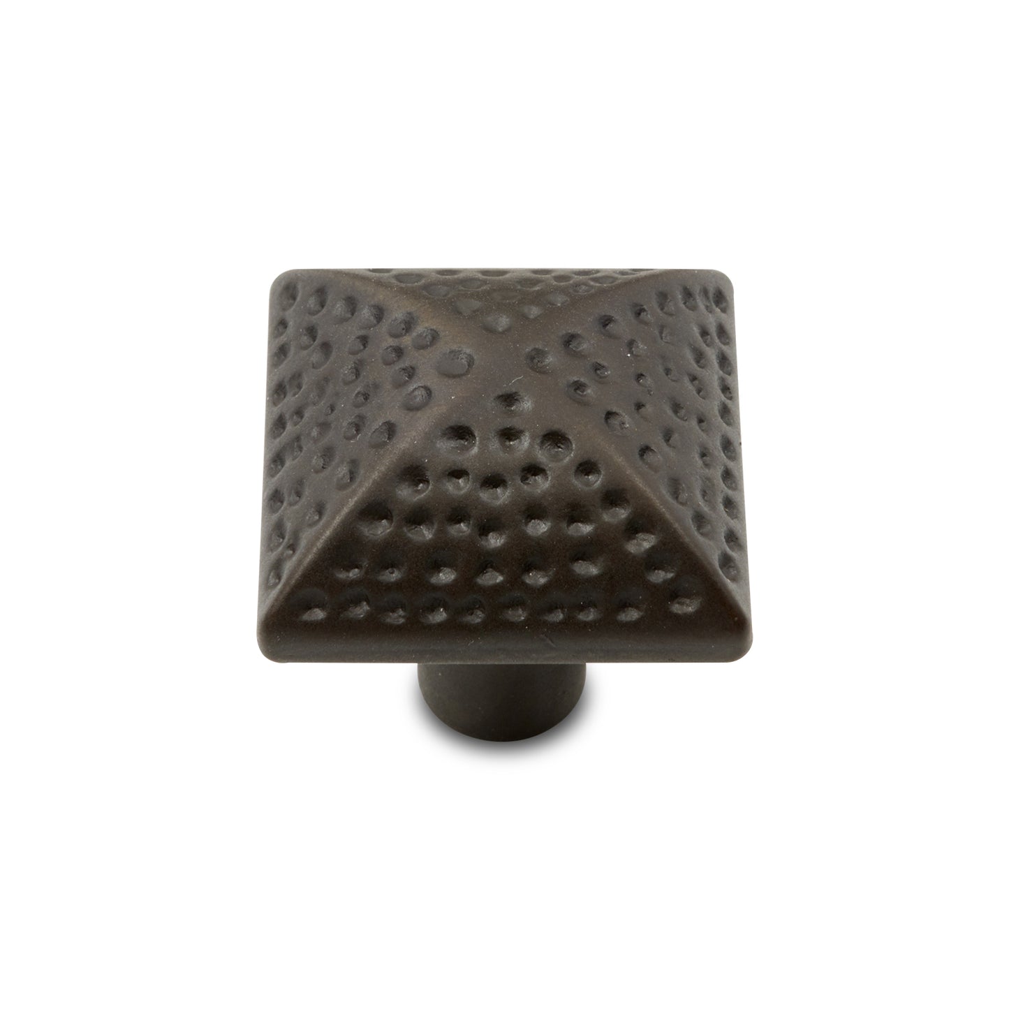 Square Knob with Divet Indents