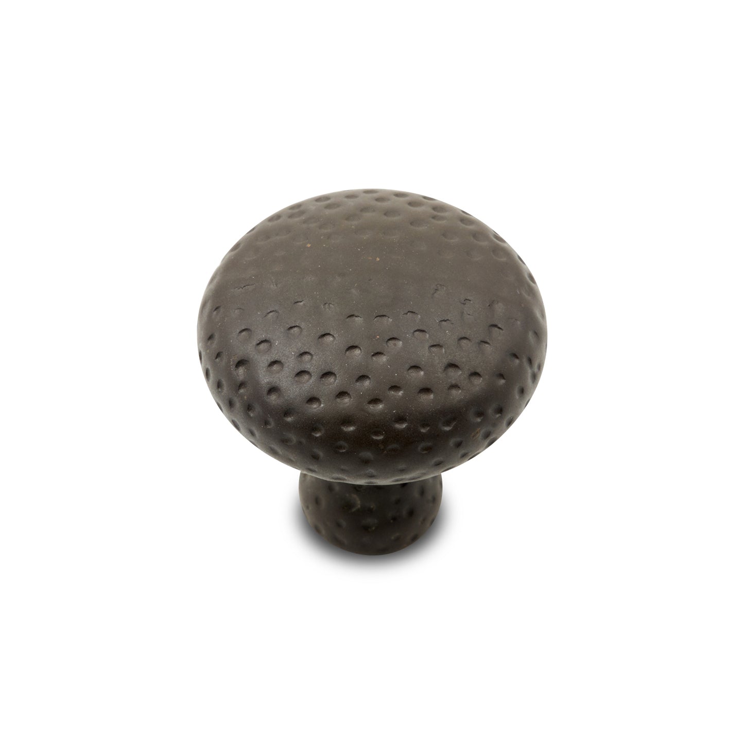 Solid Round Knob with Divet Indents