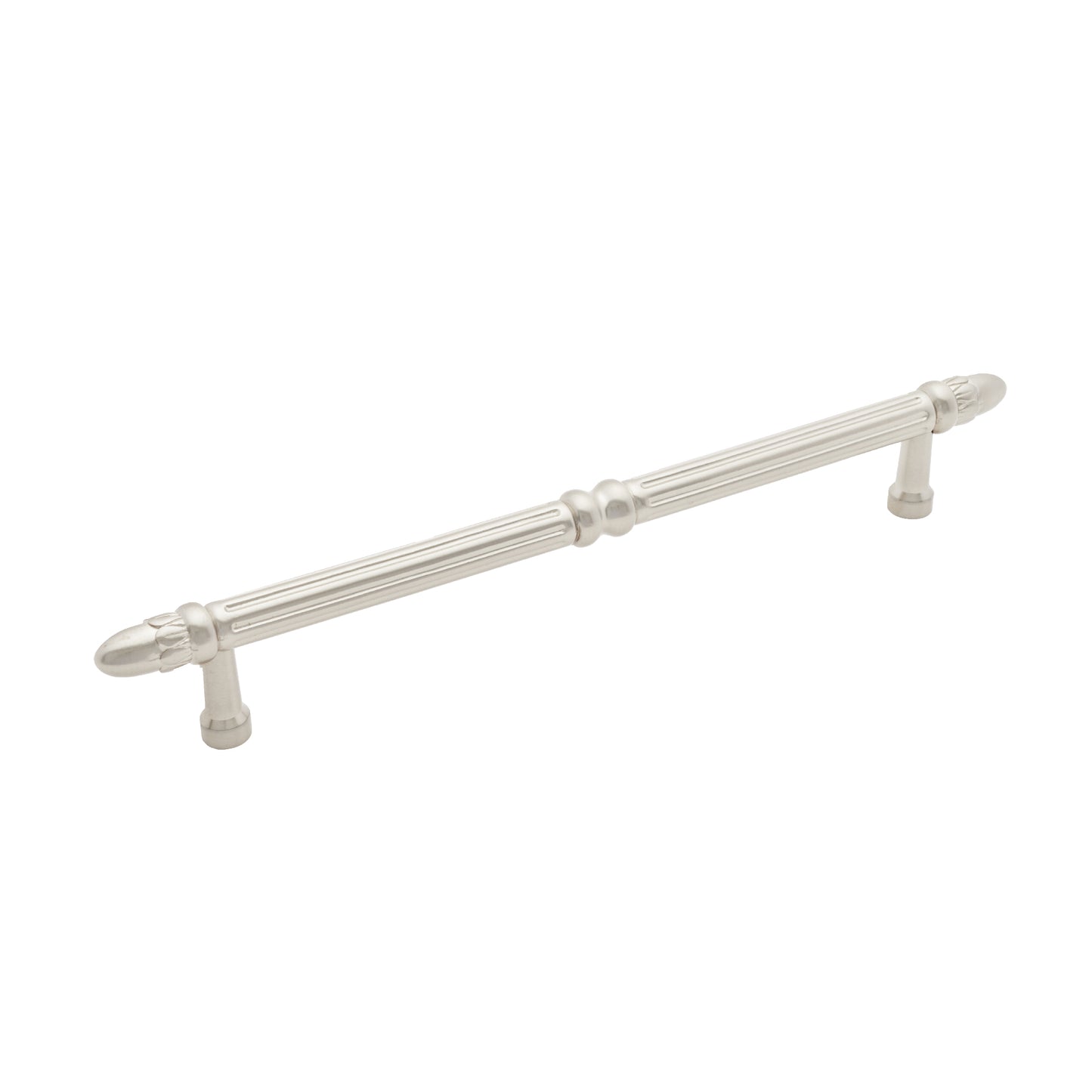 12" Lined Rod Appliance Pull with Petals @ End