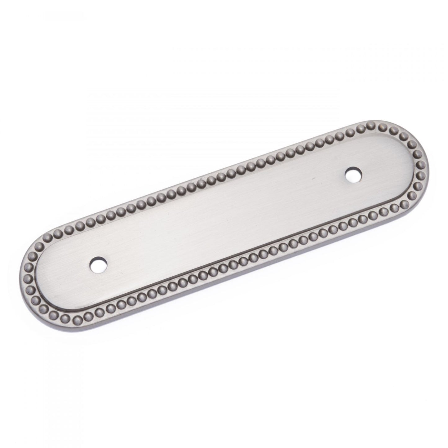 3" Beaded Oblong Pull Backplate