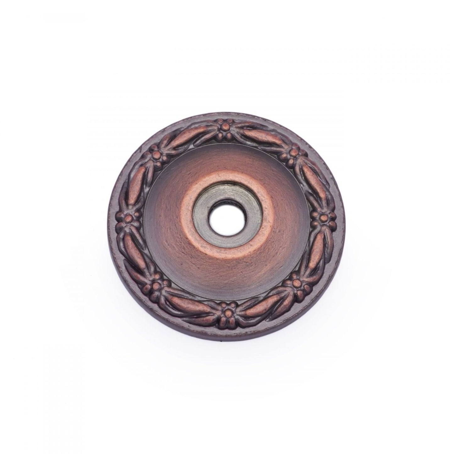 Flat Deco Leaf Knob Backplate